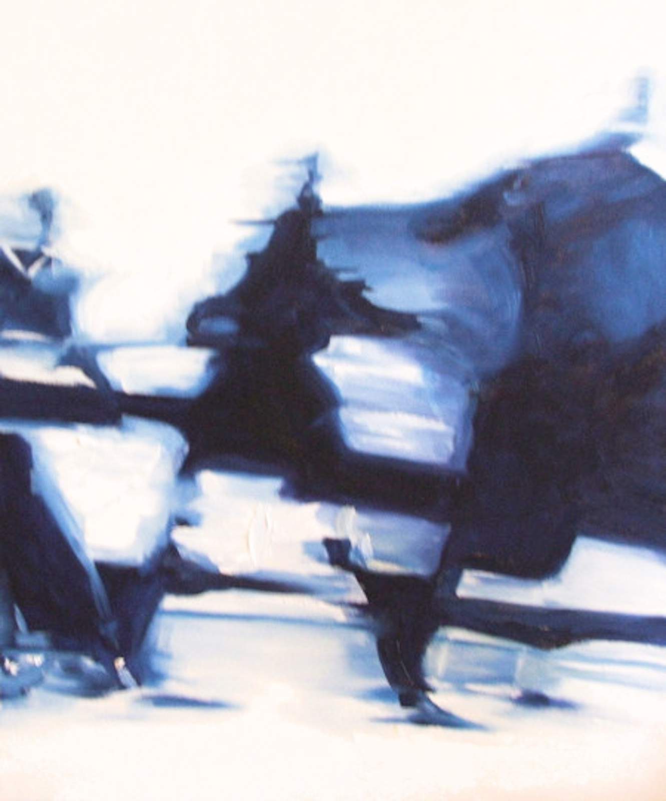 Blue Pedestrians, by: Deborah McColl